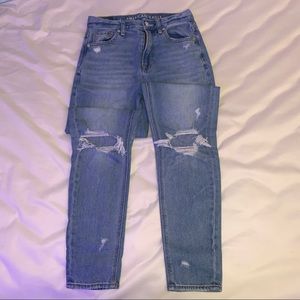 American Eagle mom jeans size 0